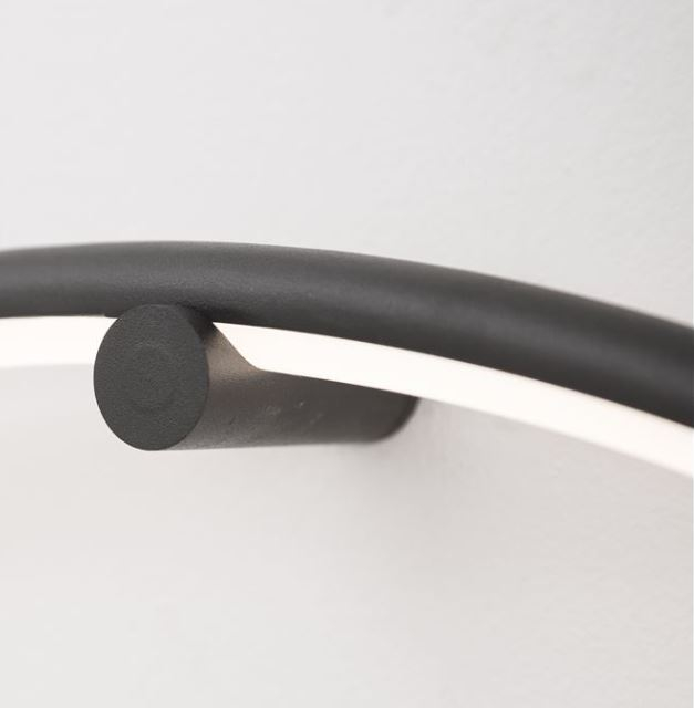 Aplica de perete LED RING cu intrerupator, neagra, 3000K, 1445 lm, diametru 79 cm - NOVA LUCE [2]