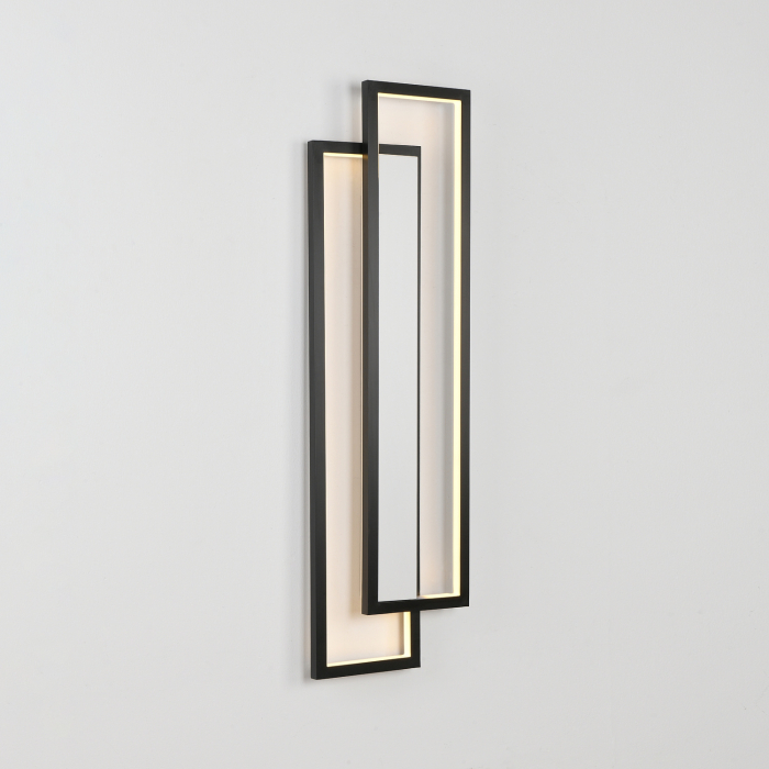 Aplică de perete LED SYMMETRY, negru/alb, 3000 K, 100 cm [4]