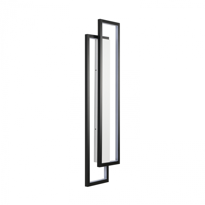 Aplică de perete LED SYMMETRY, negru/alb, 3000 K, 100 cm [3]