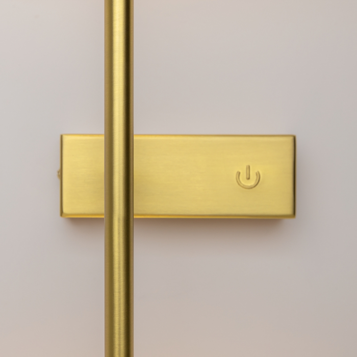 Aplica de perete LED TOUCH, alama/alb, intrerupator touch, 3000K, inaltime 48 cm - MAYTONI [3]