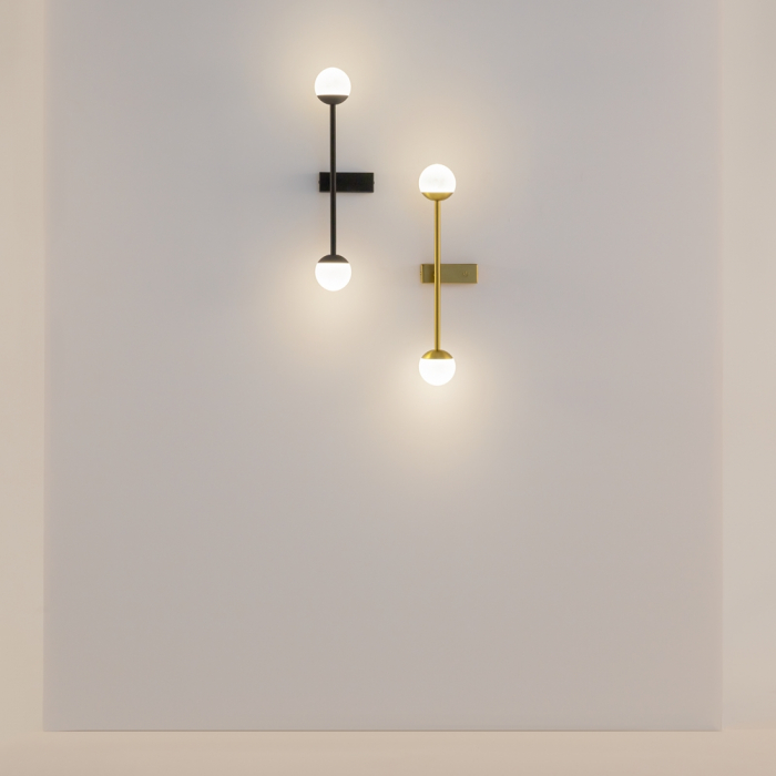 Aplica de perete LED TOUCH, alama/alb, intrerupator touch, 3000K, inaltime 48 cm - MAYTONI [7]