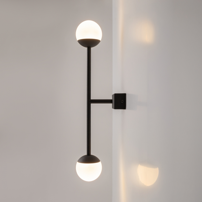 Aplica de perete LED TOUCH, negru/alb, intrerupator touch, 3000K, inaltime 48 cm - MAYTONI [5]