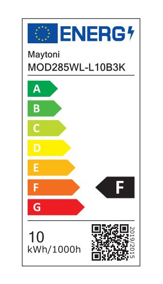 Aplica de perete LED TOUCH, negru/alb, intrerupator touch, 3000K, inaltime 48 cm - MAYTONI [9]