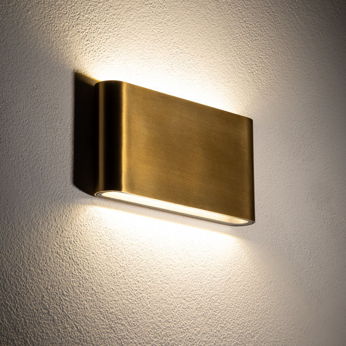 Aplică exterior LED SEMI M, alamă, 3000K, 17.5 cm - NOWODVORSKI 11366 [2]