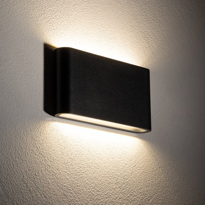 Aplică exterior LED SEMI M, neagră, 3000K, 17.5 cm - NOWODVORSKI 11364 [2]