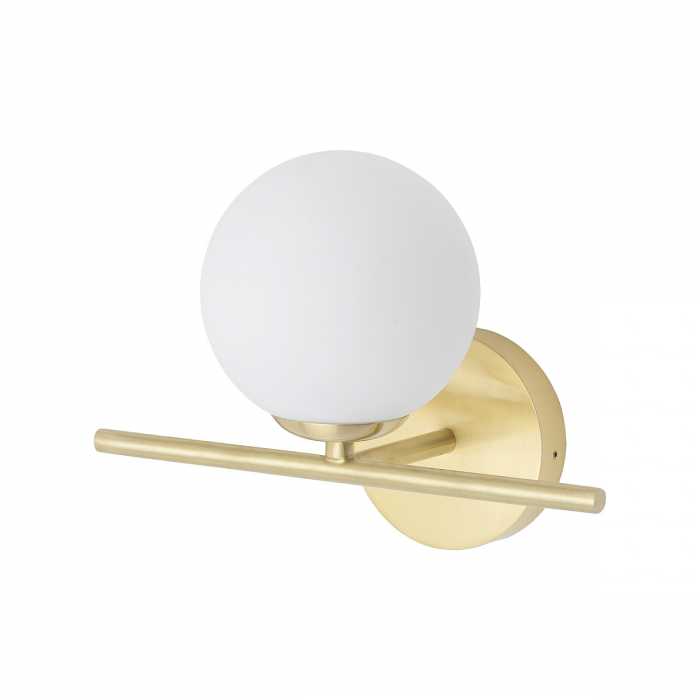 Lampa de perete pentru baie ARALIA, alama/alb, 1*G9, IP44, lungime 25 cm - NOWODVORSKI [3]
