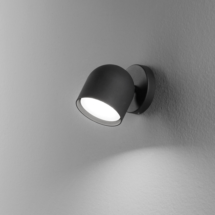 Aplica perete DODO, negru, 1*GX53, diametru 8.5 cm - IDEAL LUX [2]