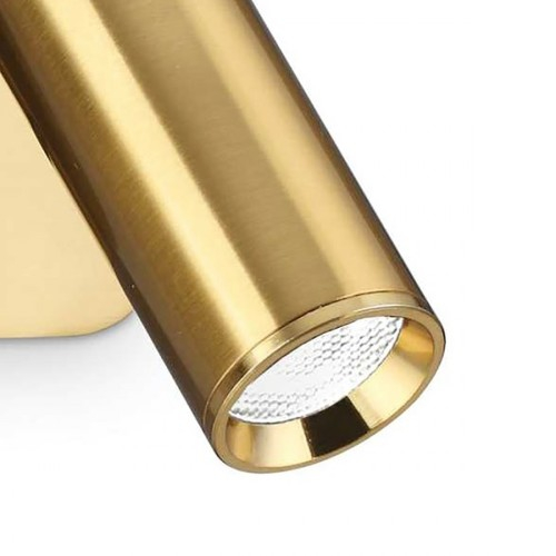 Aplica perete LED BEAN ROUND, alama/negru, 3000K, 280 lm, inaltime 8.5 cm - IDEAL LUX [2]