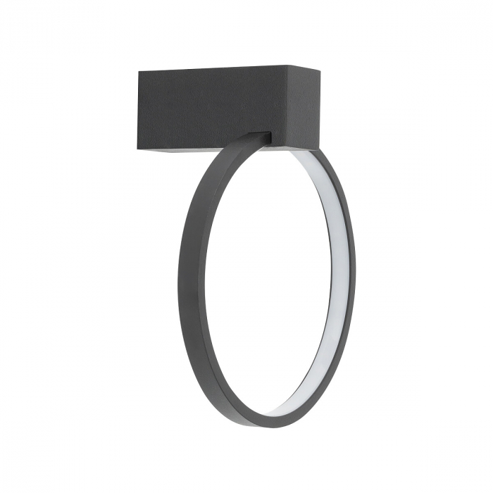 Aplica de perete LED CIRCOLO, negru, 4000K, 200 lm, inaltime 23 cm - NOWODVORSKI [1]