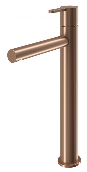 Baterie baie pentru lavoar inalta SENSE, auriu-rosu, monocomanda, inaltime 30 cm - SPATIO [2]