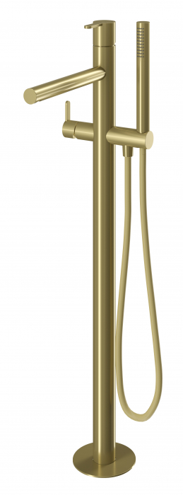 Baterie pentru cada freestanding SENSE, auriu, monocomanda - SPATIO [2]