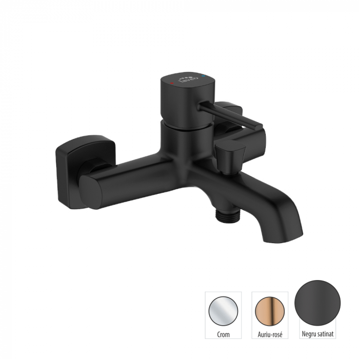 Baterie cada POLLA, monocomanda, negru - LAVEO [2]