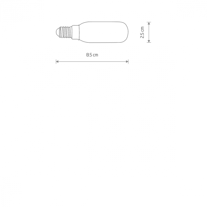 Bec LED E14 T25, 3000K, 4W, 400 lm - NOWODVORSKI [2]