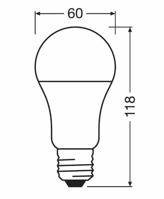 Bec LED E27, 2700K, 10W, 1055 lm - OSRAM 4052899971028 [2]