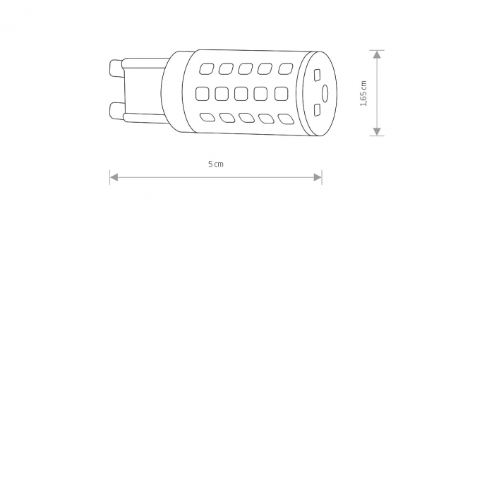 Bec LED G9, 3000K, 4W, 380 lm - NOWODVORSKI [2]