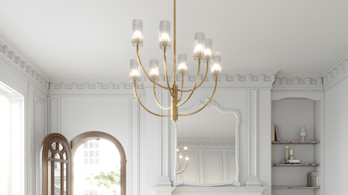 Candelabru ARCO, alama, 6*G9, diametru 61 cm - MAYTONI [2]