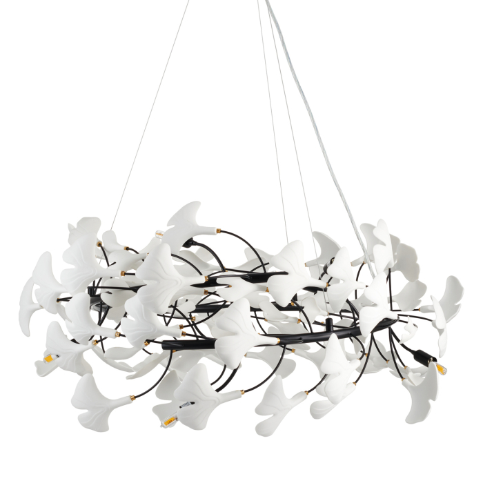 Candelabru BOTANIKA, negru/alb, 80 cm - STEP INTO DESIGN [3]
