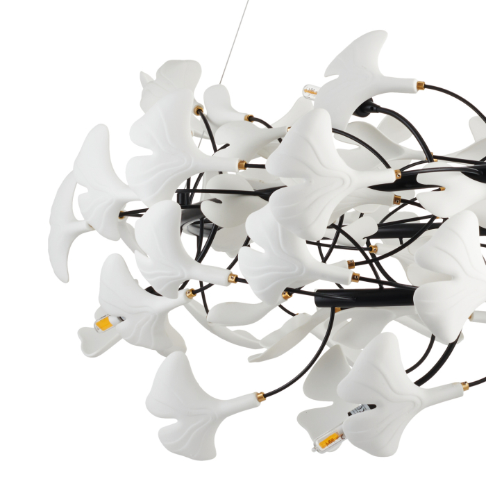 Candelabru BOTANIKA, negru/alb, 80 cm - STEP INTO DESIGN [6]