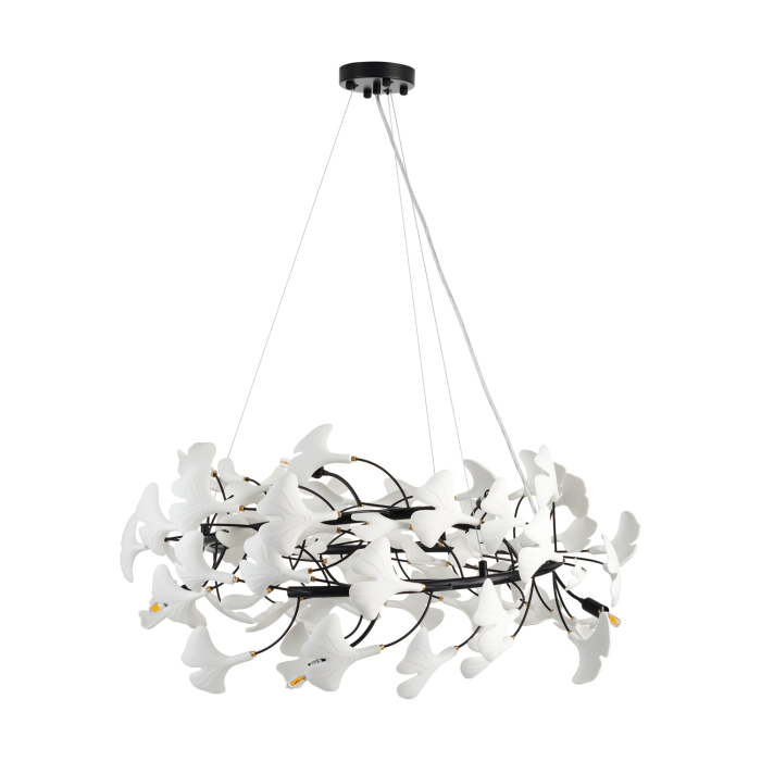 Candelabru BOTANIKA, negru/alb, 80 cm - STEP INTO DESIGN [10]