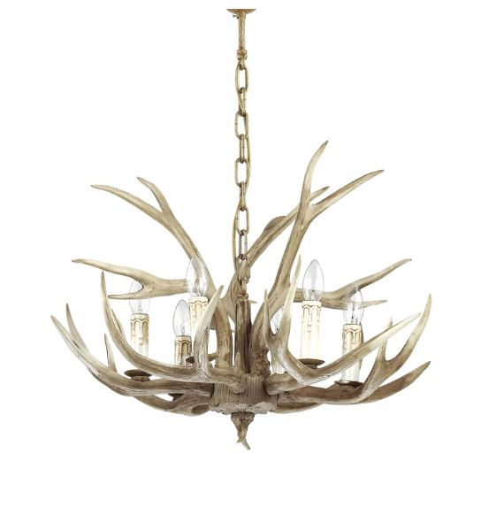 Candelabru CHALET SP 6, bej, 6*E14, 40W, diametru 67 cm - IDEAL LUX [1]
