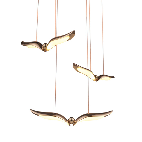 Candelabru LED GUFO, auriu, 36 cm - STEP INTO DESIGN [2]