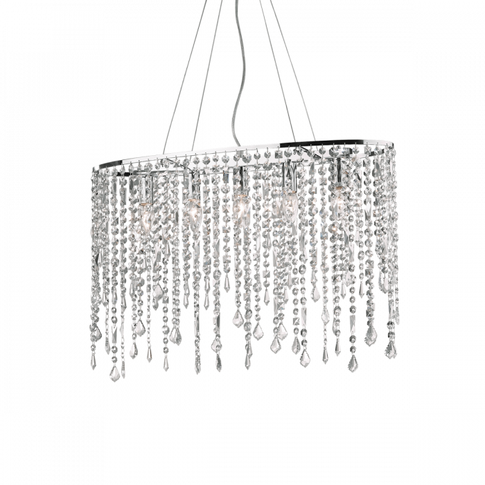 Candelabru RAIN SP5 crom, 5*E14, 40W, lungime 66.5 cm - IDEAL LUX [2]