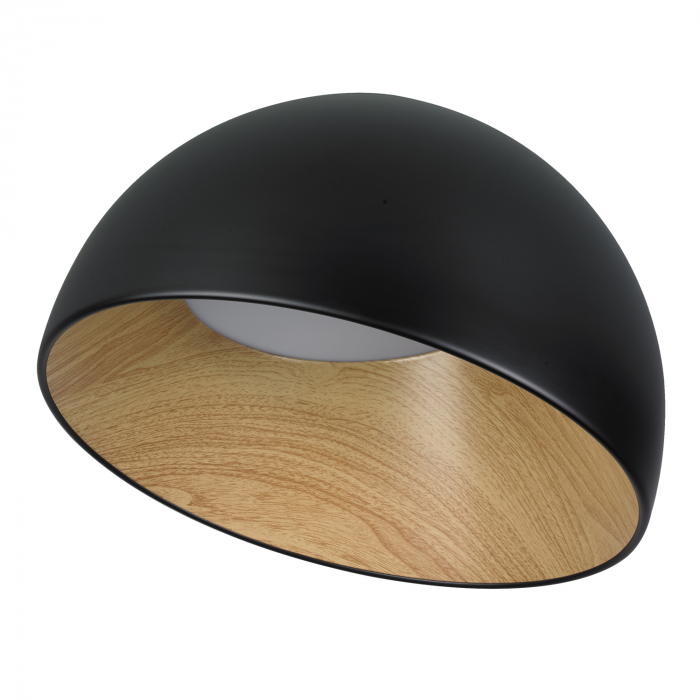 Plafoniera neagra LED PADELLA SLANT 35 cm - Step into Design [2]