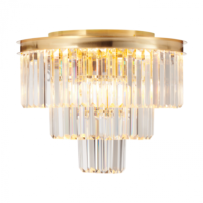 Lustra tip plafoniera SPLENDORE aurie, 8*E14, 40W, diametru 50 cm - STEP INTO DESIGN [4]