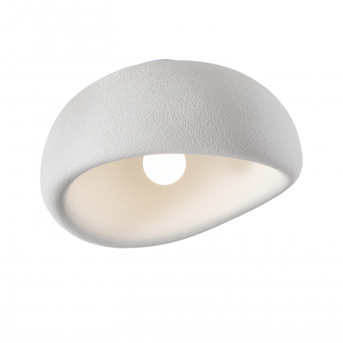 Plafonieră albă Stone, diametru 40 cm - Step Into Design [4]