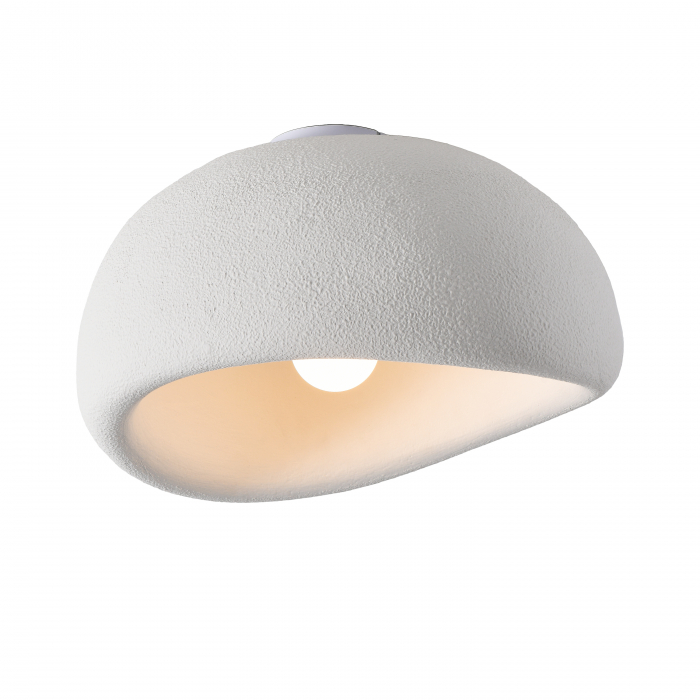 Plafonieră albă Stone, diametru 40 cm - Step Into Design [2]