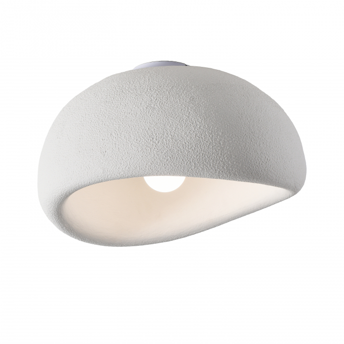 Plafonieră albă Stone, diametru 50 cm - Step Into Design [3]