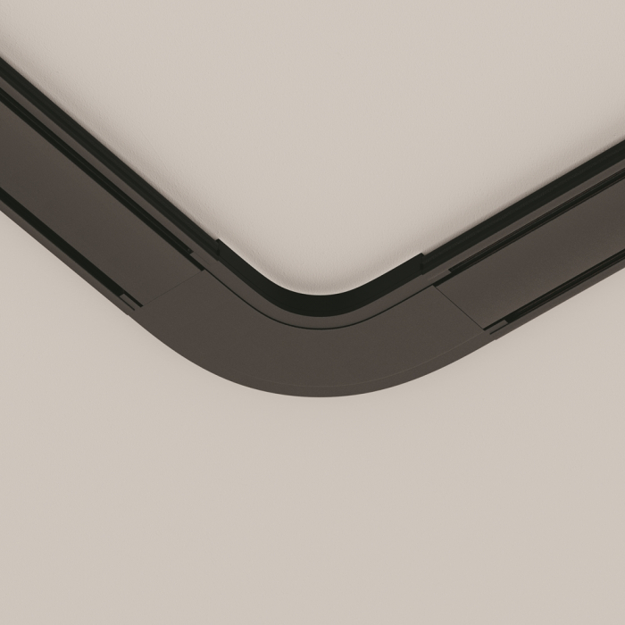 Conector semicircular sina magnetica RADITY neagra - MAYTONI [4]