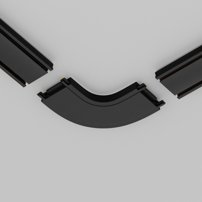 Conector semicircular sina magnetica RADITY neagra - MAYTONI [2]