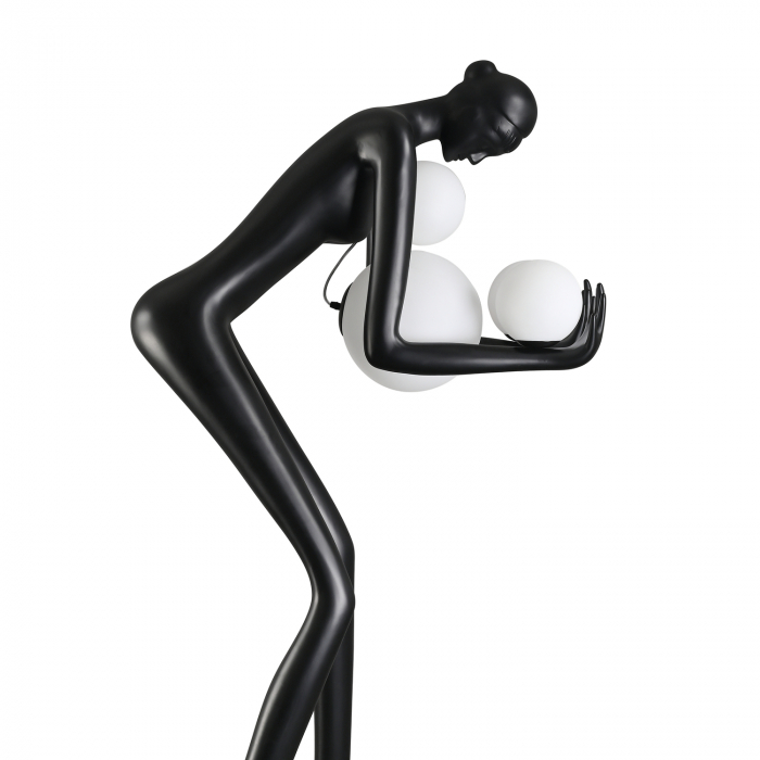 Lampadar WOMAN-2, negru/alb, 190 cm - Step into Design [9]