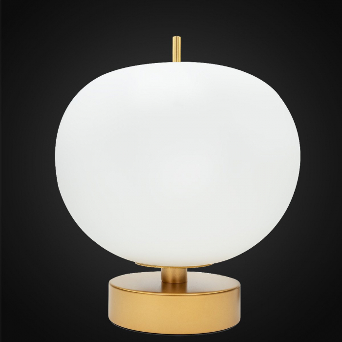 Lampa de masa alb-aurie LED APPLE T Prestige by Altavola [2]