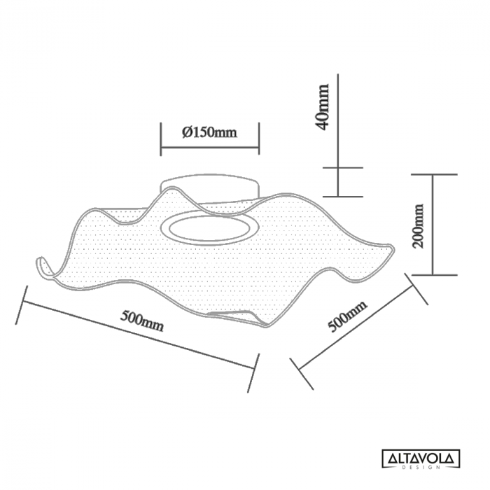 Plafoniera VELO Prestige by Altavola [5]