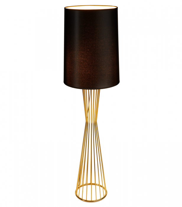 Lampadar negru cu auriu FILO 145 cm - step into design [3]