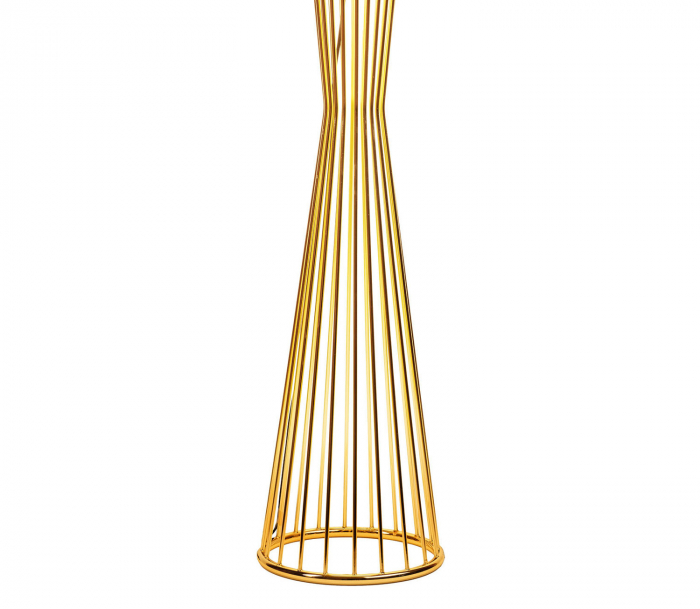 Lampadar negru cu auriu FILO 145 cm - step into design [4]