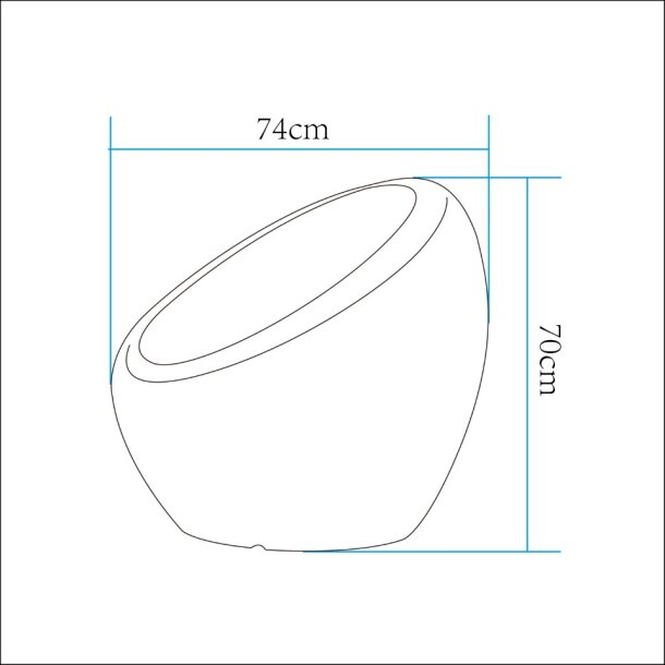 Lampa de gradina LED PARTY, fotoliu, RGBW 16 culori [5]