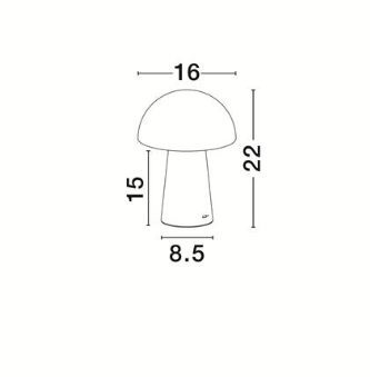 Lampa de masa LED ANDE, cu TOUCH, USB, verde, 22 cm - NOVA LUCE [6]