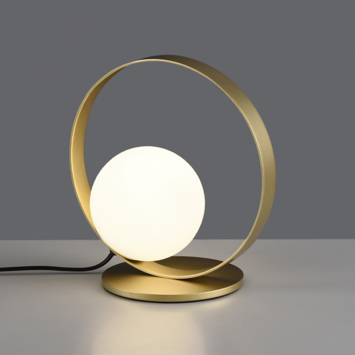 Lampa de masa LED HALO, auriu/alb, 2700-3000K, 370 lm, diametru 26 cm - ACB [2]