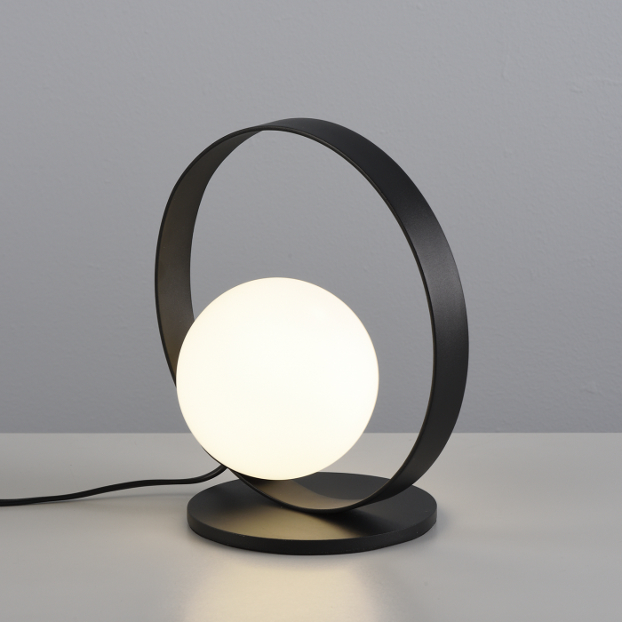 Lampa de masa LED HALO, negru/alb, 2700-3000K, 370 lm, diametru 26 cm - ACB [3]