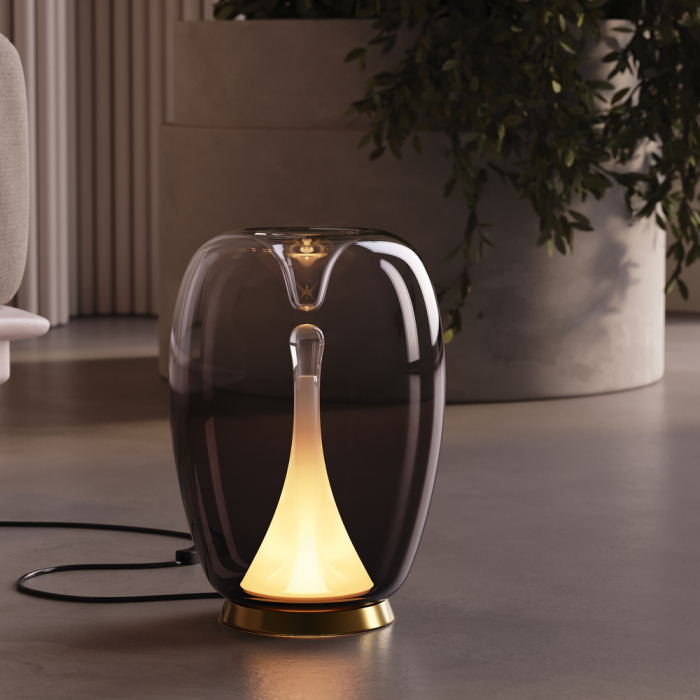 Lampa de masa LED SPLASH, auriu/gri, 9W, 3000K, diametru 20 cm - MAYTONI [8]