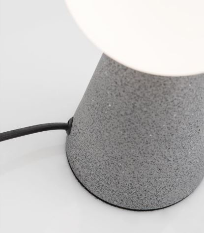 Lampă de masă ZERO, gri/alb, 20 cm - NOVA LUCE [3]