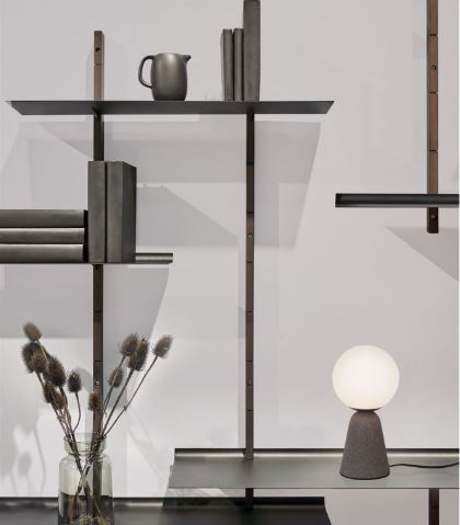 Lampă de masă ZERO, gri/alb, 20 cm - NOVA LUCE [6]