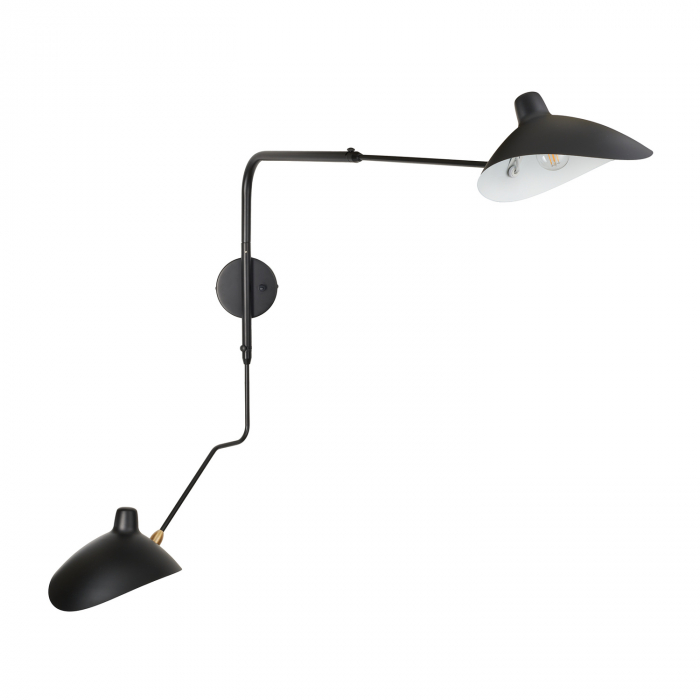 Lampă de perete CRANE-2W neagra, 110 cm - Step into Design [4]