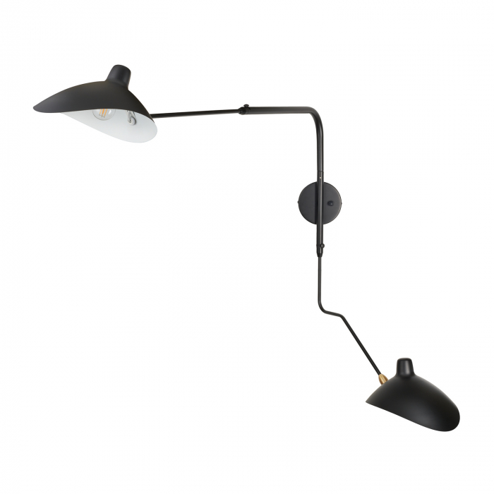 Lampă de perete CRANE-2W neagra, 110 cm - Step into Design [2]