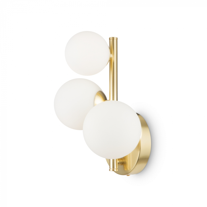 Lampa de perete DALLAS, auriu/alb, 3*G9, inaltime 26 cm - MAYTONI [2]
