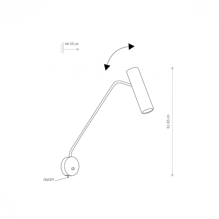 Lampa de perete EYE SUPER 65 cm - Nowodvorski [2]