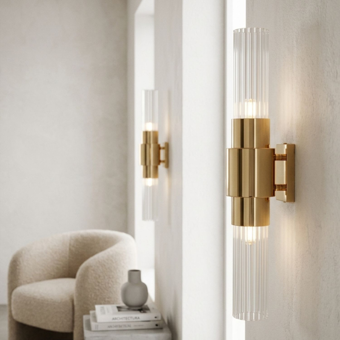 Lampă de perete GLOW, auriu, 46 cm - STEP INTO DESIGN [10]